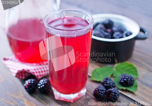 Image of blackberry juice