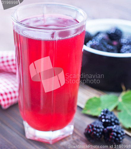 Image of blackberry juice