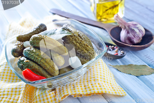 Image of pickled cucumbers