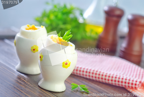 Image of boiled eggs