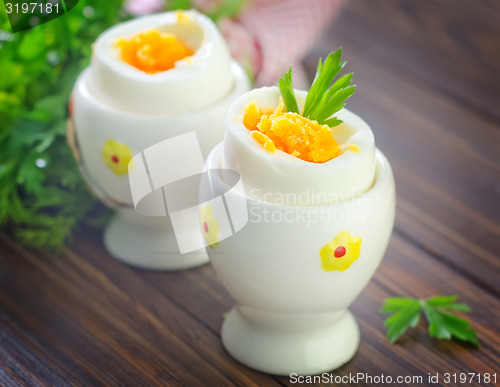 Image of boiled eggs