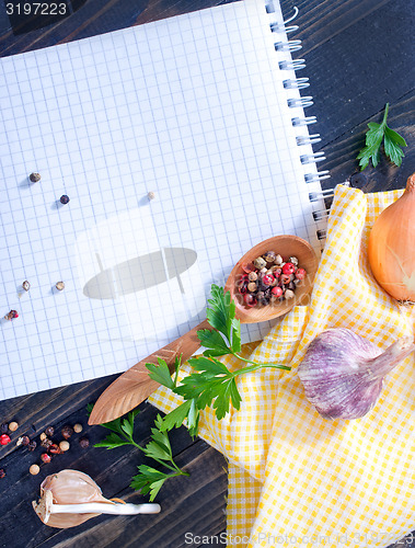 Image of space for recipe
