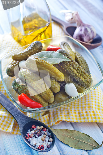 Image of pickled cucumbers
