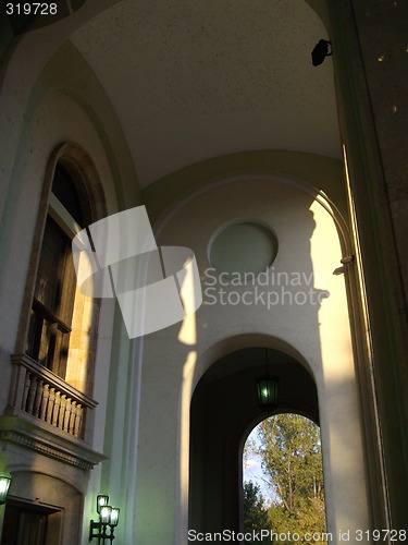 Image of window and arcade