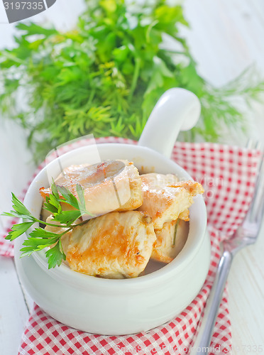 Image of fried chicken fillet