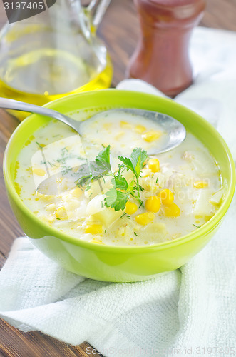 Image of corn soup