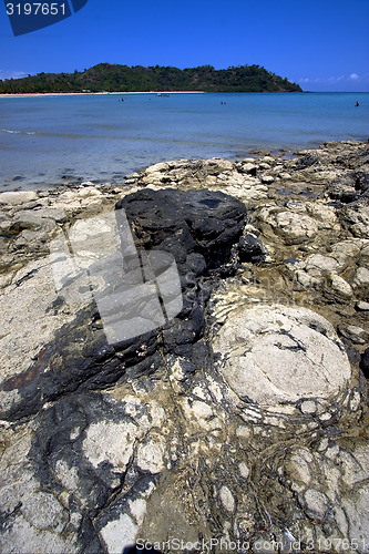 Image of andilana beach , madagascar lagoon 