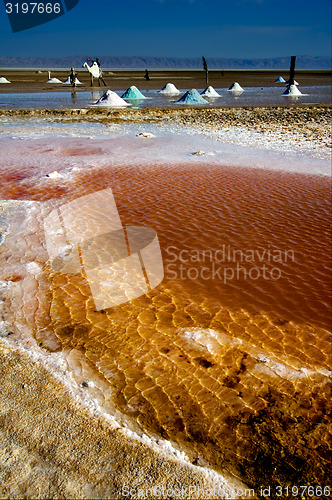 Image of salt lake desert