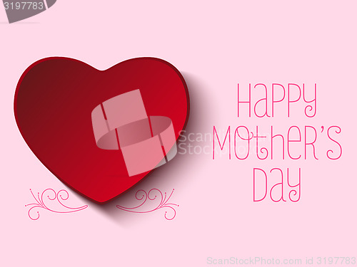 Image of Happy Mother Day Heart Background