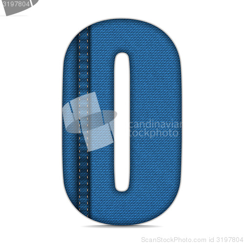 Image of Alphabet Blue Jeans Letter