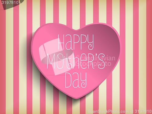 Image of Happy Mother Day Heart Background