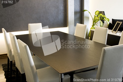 Image of Trendy Modern Dining Room