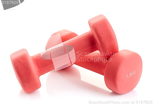 Image of Fitness equipment dumbbells