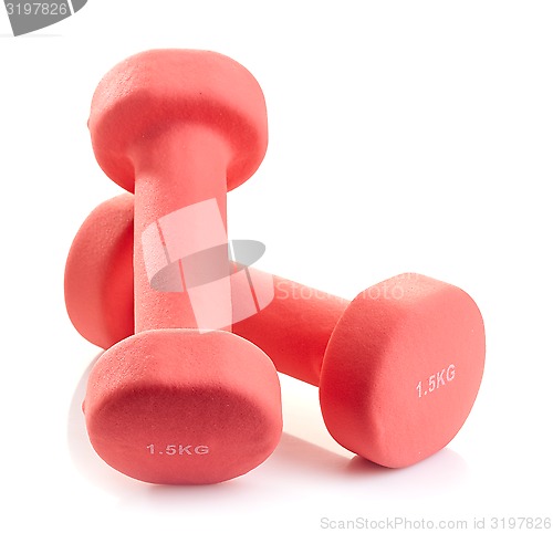 Image of Fitness equipment dumbbells