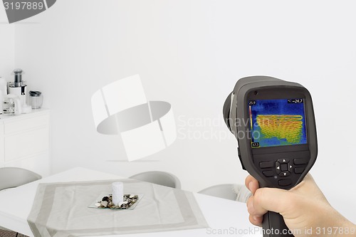 Image of Wall Heating Thermography