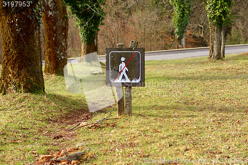 Image of Dont step on the grass