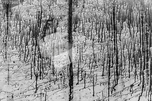 Image of Industrial worn metal closeup photo