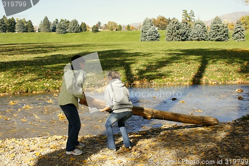 Image of Mother daughter Teamwork