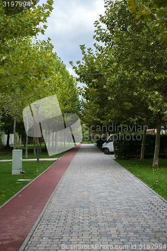 Image of Walking path in the park