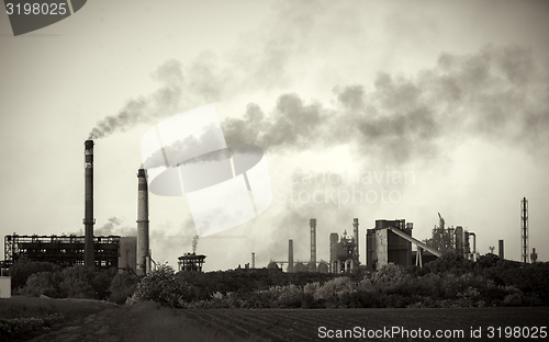 Image of Chimney of a Power plant