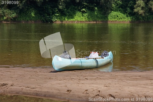 Image of Canoe on the River