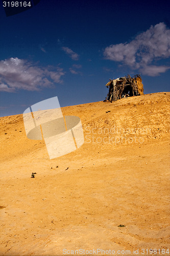 Image of cabin in the desert