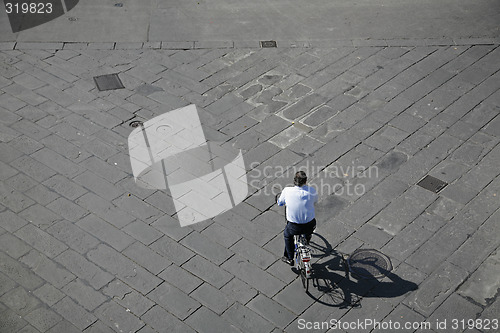 Image of Italian cyclist