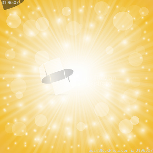 Image of Yellow Ray Background 