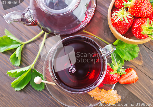 Image of strawberry tea