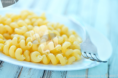 Image of raw pasta