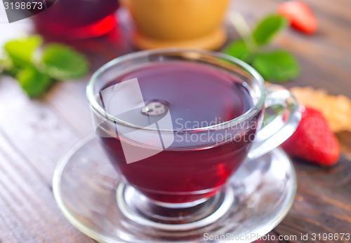 Image of strawberry tea