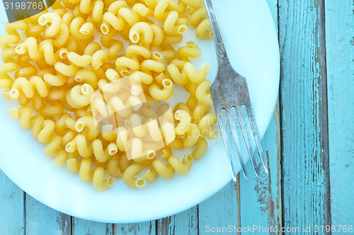 Image of raw pasta