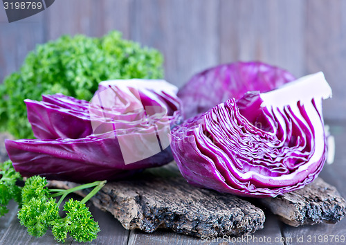 Image of blue cabbage