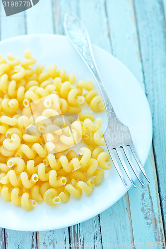 Image of raw pasta