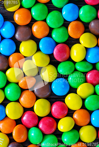 Image of color candy