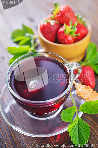 Image of strawberry tea