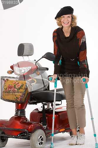 Image of Disabled older women
