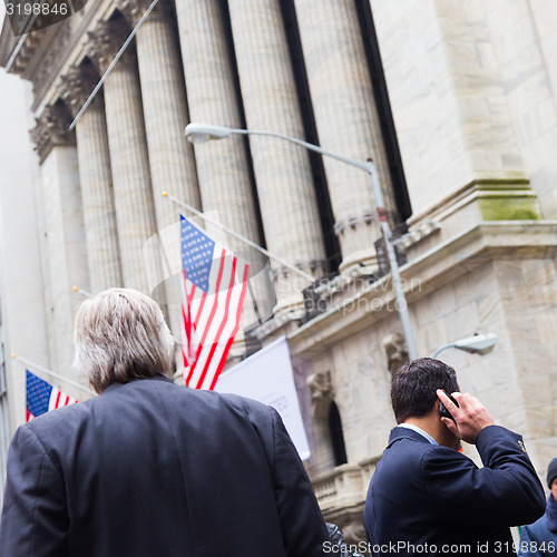 Image of Wall street business, New York, USA.