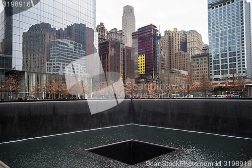 Image of WTC Memorial Plaza, Manhattan, New York.