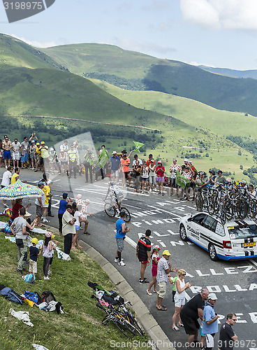 Image of The Cyclist Tom Dumoulin on Col de Peyresourde - Tour de France 