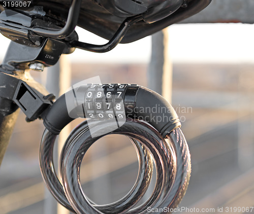 Image of bicycle lock