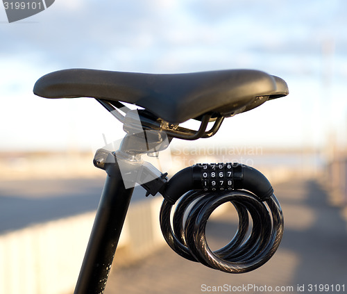 Image of bicycle  lock