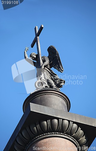 Image of  angel with cross 