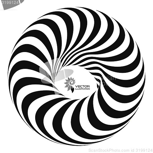 Image of Torus. Vector 3D illustration. Abstract for internet sites, web 