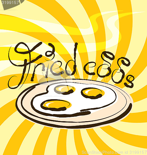 Image of Vector Fried Eggs