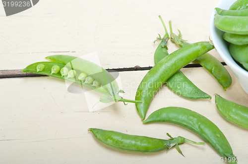 Image of hearthy fresh green peas 