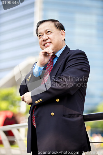 Image of Asian businessman smiling portrait