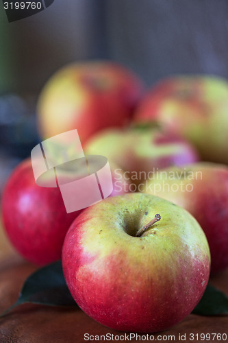 Image of harvest of apples