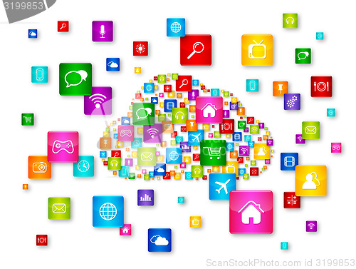 Image of Cloud Computing concept