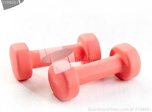 Image of Fitness equipment dumbbells